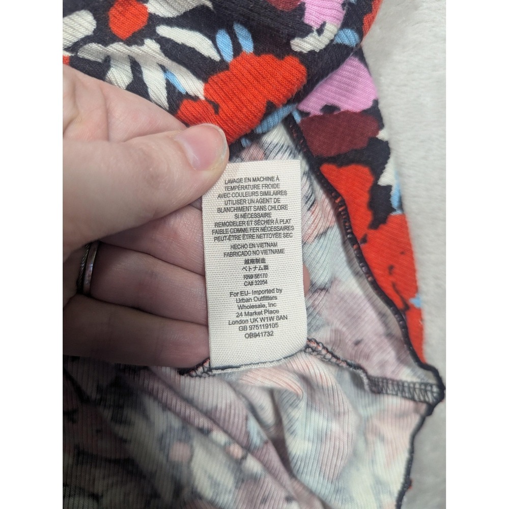 Free People Dress Womens XS Multicolor Mini Floral Key To Your Heart Boho - Picture 9 of 11